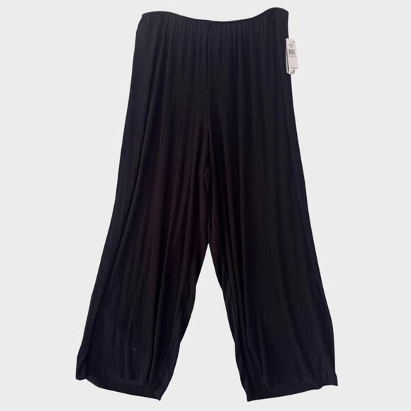 Alex Evenings Woman NEW NWT 1X Black Pants Style #8422551 - Picture 1 of 11